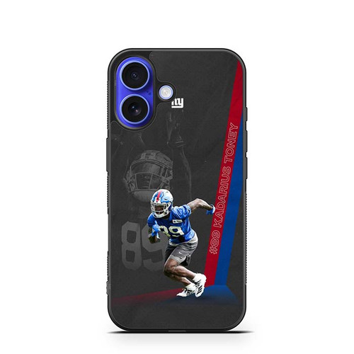 Kadarius Toney NY Giants iPhone 16 Case