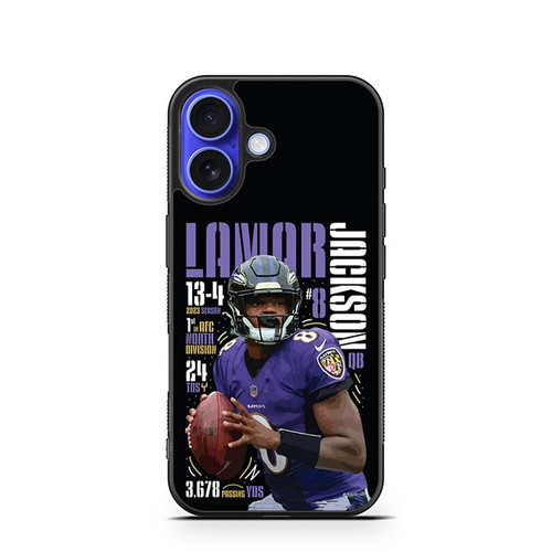 Lamar Jackson Baltimore Ravens 03 iPhone 16 Case