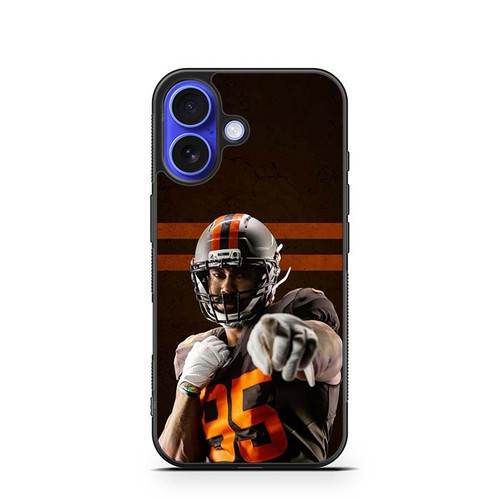 Myles Garrett Cleveland Browns 04 iPhone 16 Case