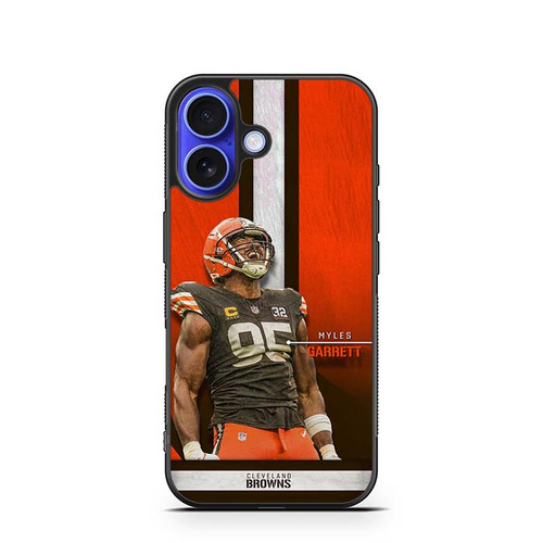 Myles Garrett Cleveland Browns 05 iPhone 16 Case