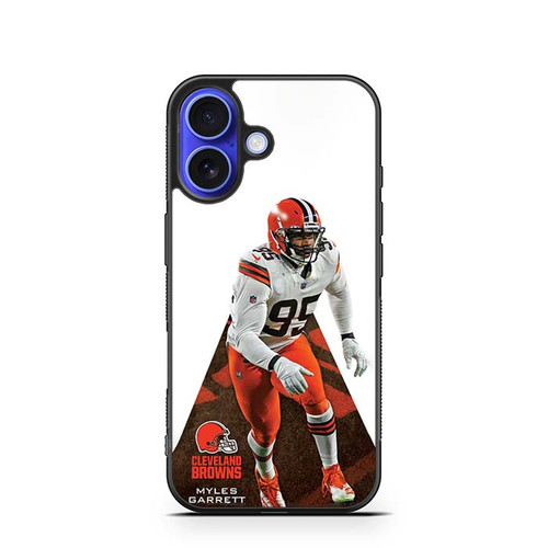 Myles Garrett Cleveland Browns 06 iPhone 16 Case