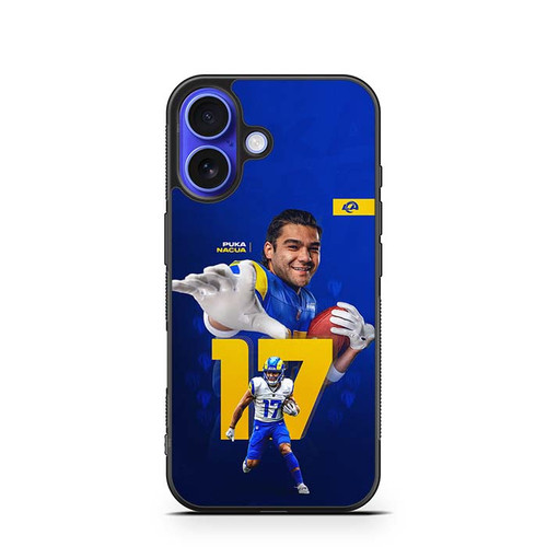 Puka Nacua Los Angeles Rams 01 iPhone 16 Case