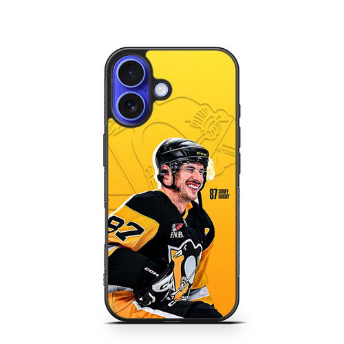 Sidney Crosby Pittsburgh Penguins 01 iPhone 16 Case