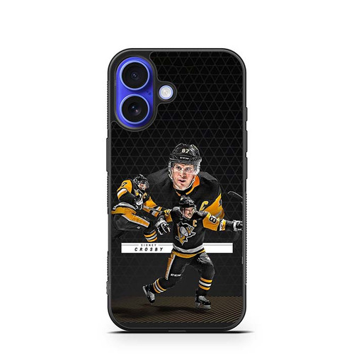 Sidney Crosby Pittsburgh Penguins 02 iPhone 16 Case