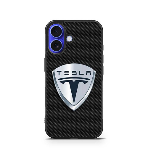 Tesla Carbon Shield iPhone 16 Case
