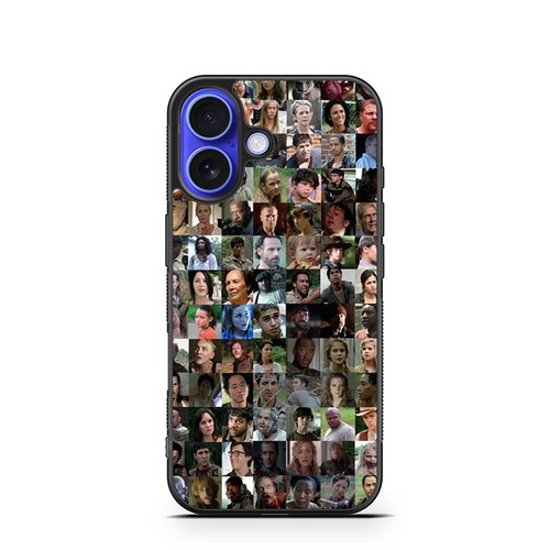 The Walking Dead Characters iPhone 16 Case