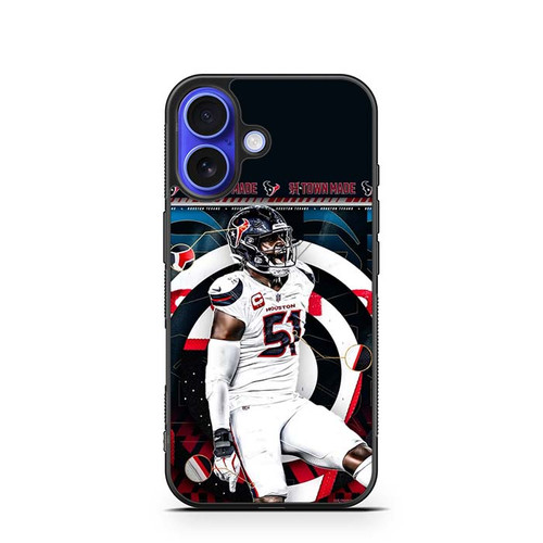 Will Anderson Jr Houston Texans 02 iPhone 16 Case