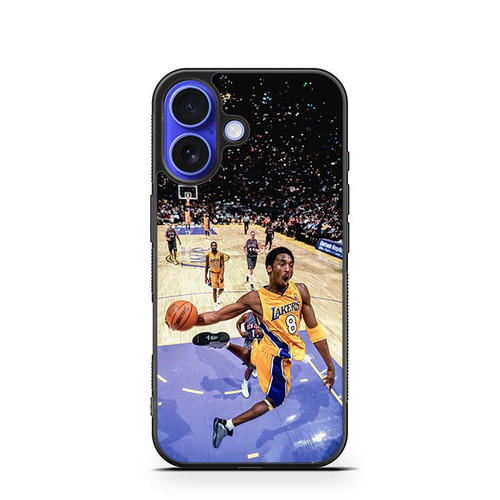 Young Kobe Bryant The Birth of Mamba iPhone 16 Case