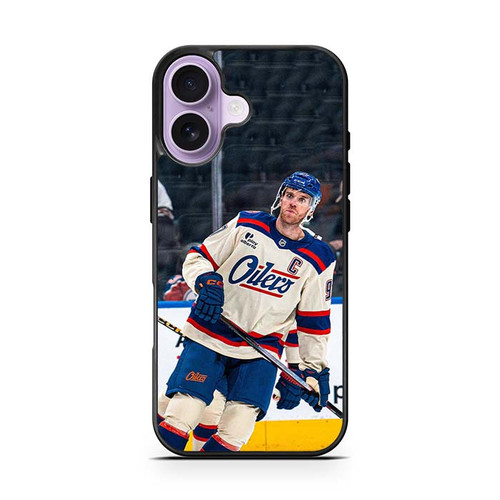 Connor Ingram Edmonton Oilers iPhone 17 Case