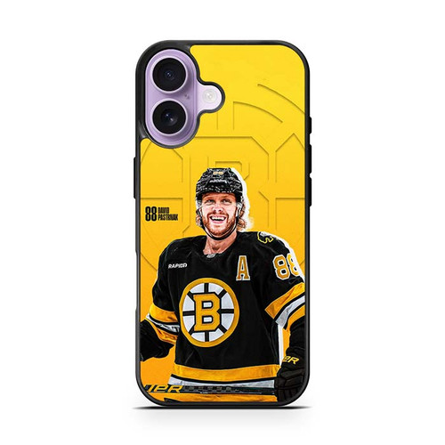 David Pastrnak Boston Bruins iPhone 17 Case