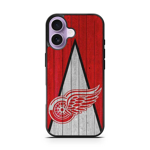 Detroit Red Wings Wooden Pattern iPhone 17 Case