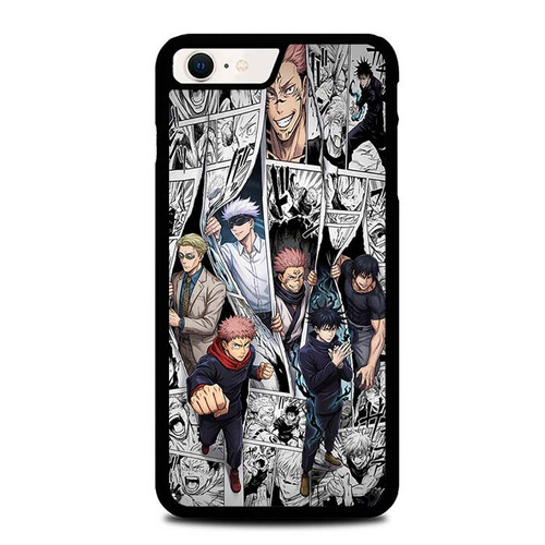 Jujutsu Kaisen Characters Comic Art iPhone SE 2022 Case