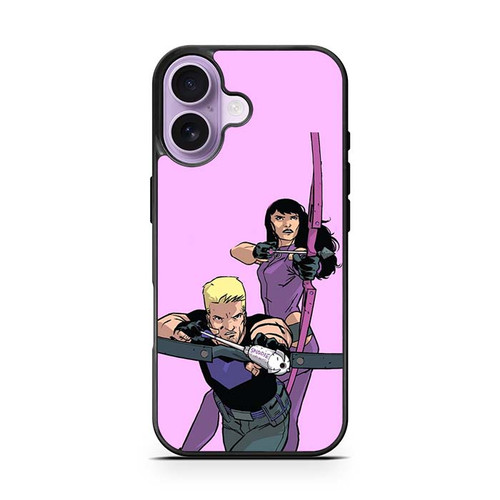 Hawkeye and Kate Bishop Comic iPhone 17 Case