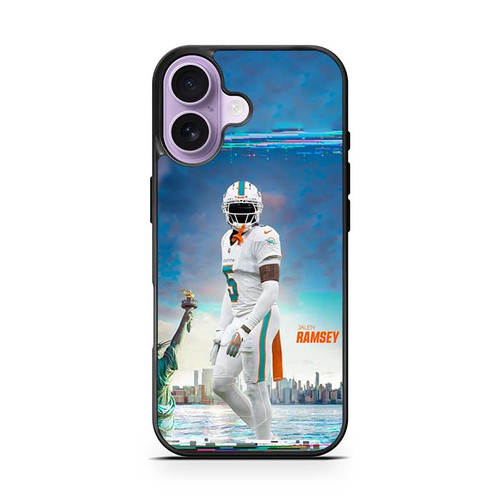 Jalen Ramsey Miami Dolphins 01 iPhone 17 Case