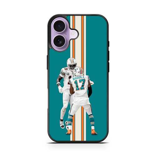 Jaylen Waddle Miami Dolphins 03 iPhone 17 Case