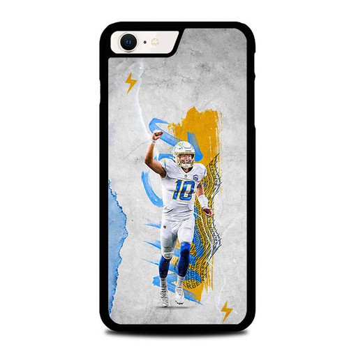 Justin Herbert Los Angeles Chargers iPhone SE 2022 Case