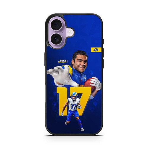Puka Nacua Los Angeles Rams 01 iPhone 17 Case