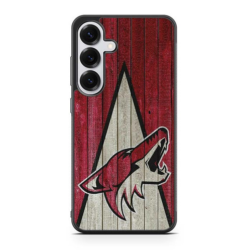 Arizona Coyotes Wood Pattern Samsung Galaxy S25 Case