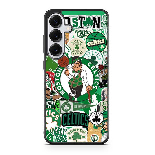 Boston Celtics Collage Samsung Galaxy S25 Case