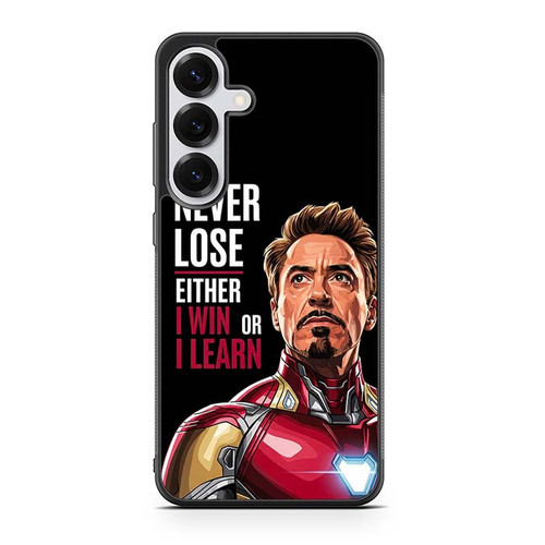 Iron Man Tony Stark Quotes Samsung Galaxy S25 Case