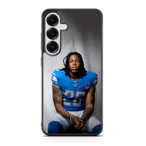 Jahmyr Gibbs Detroit Lions 01 Samsung Galaxy S25 Case