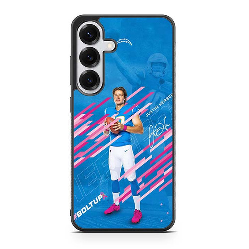 Justin Herbert Los Angeles Chargers 05 Samsung Galaxy S25 Case