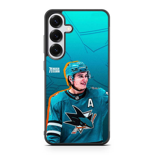 Macklin Celebrini San Jose Sharks Samsung Galaxy S25 Case