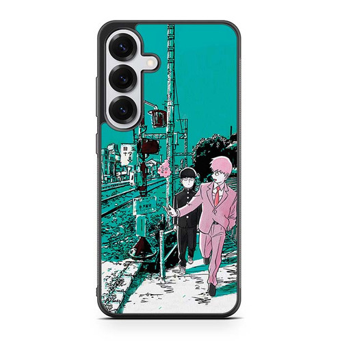Mob Psycho 100 Retro Style Samsung Galaxy S25 Case