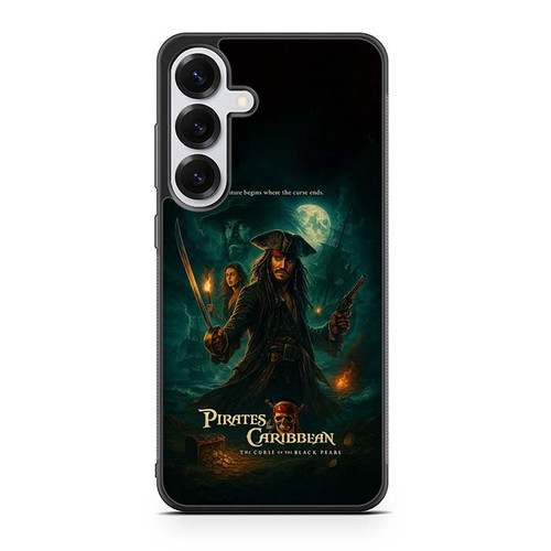 Pirates of the Caribbean Black Pearl Samsung Galaxy S25 Case