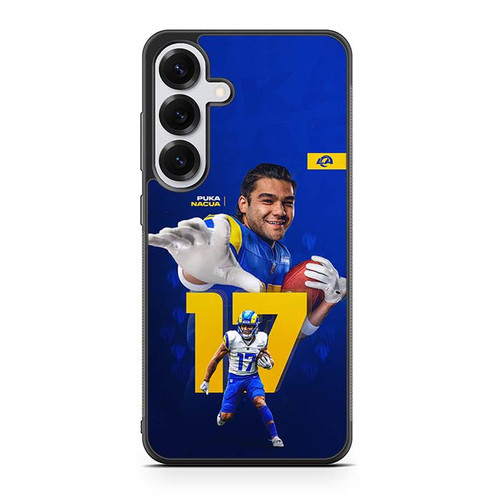 Puka Nacua Los Angeles Rams 01 Samsung Galaxy S25 Case