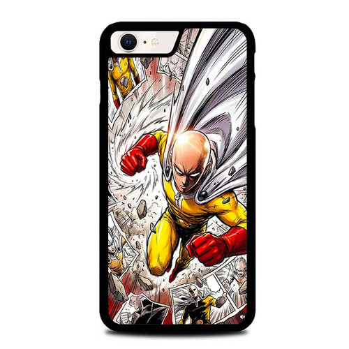 One Punch Man Saitama Comic iPhone SE 2022 Case