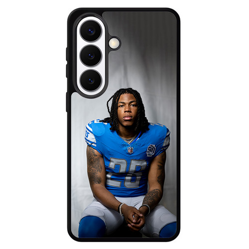 Jahmyr Gibbs Detroit Lions 01 Samsung Galaxy S26 Case