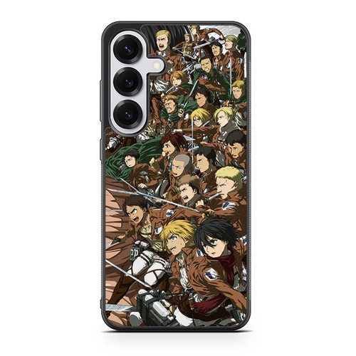 Attack on Titan All Characters Samsung Galaxy S25 Case