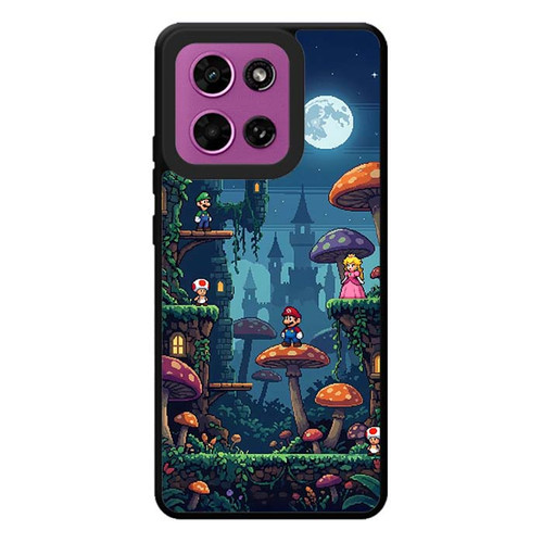 Mario Mushroom Night Castle Motorola Moto G Play 2026 Case