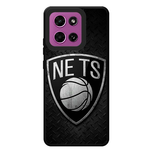 Brooklyn Nets Metal Pattern Motorola Moto G Play 2026 Case