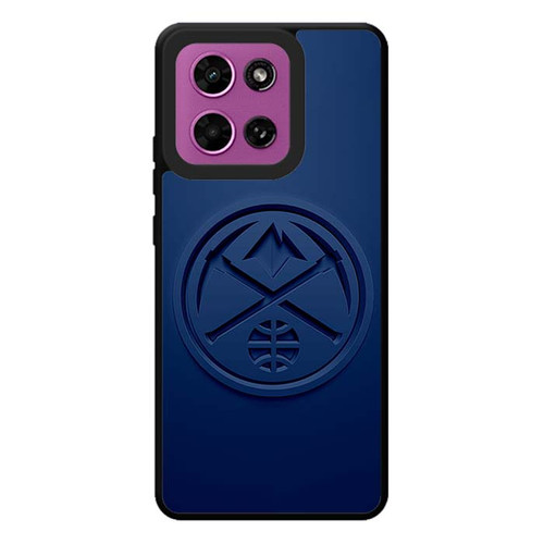 Denver Nuggets Logo Dark Blue Motorola Moto G Play 2026 Case