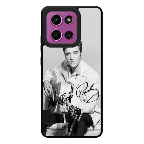 Elvis Presley Playing Guitar Motorola Moto G Play 2026 Case