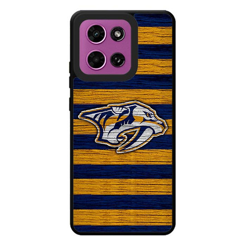 Nashville Predators Wooden Pattern Motorola Moto G Play 2026 Case