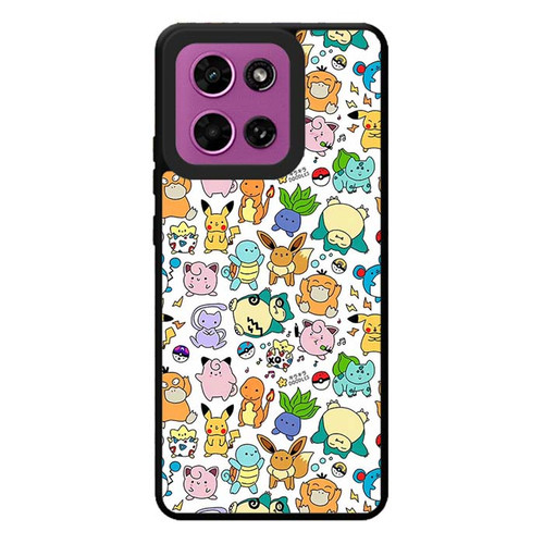 Pokemon Snorlax Eevee and Bulbasaur Motorola Moto G Play 2026 Case