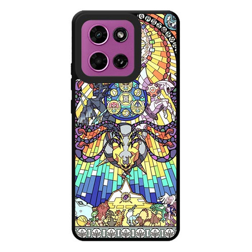 Pokemon Stained Glass Style Motorola Moto G Play 2026 Case