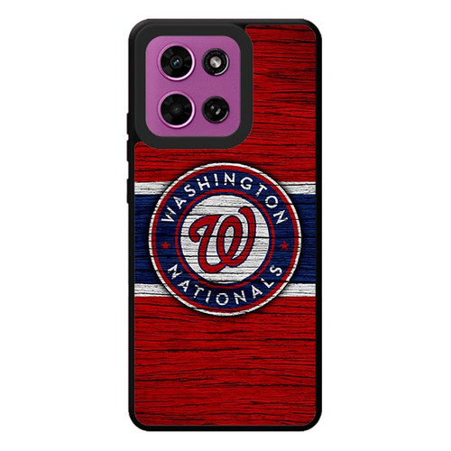 Washington Nationals Wooden Pattern Motorola Moto G Play 2026 Case