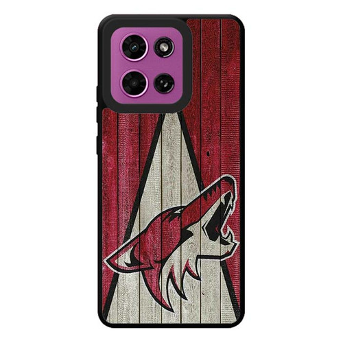 Arizona Coyotes Wood Pattern Motorola Moto G Play 2026 Case
