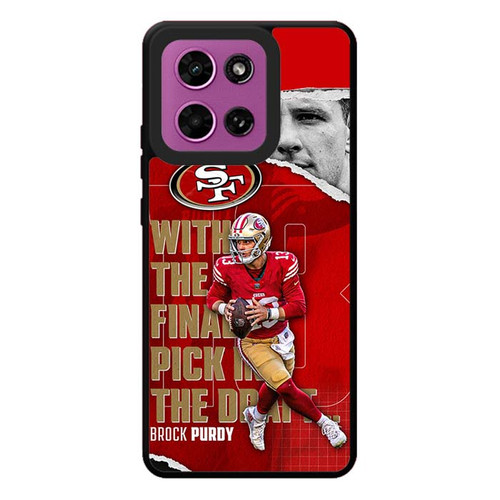 Brock Purdy San Francisco 49ers 01 Motorola Moto G Play 2026 Case