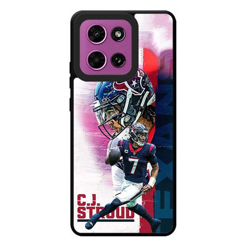 CJ Stroud Houston Texans 04 Motorola Moto G Play 2026 Case