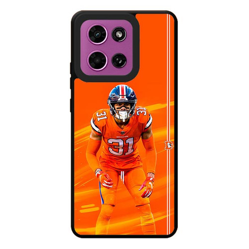 Justin Simmons Denver Broncos 01 Motorola Moto G Play 2026 Case
