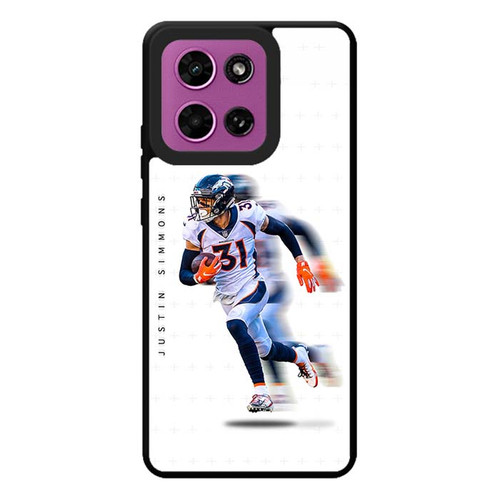 Justin Simmons Denver Broncos 02 Motorola Moto G Play 2026 Case