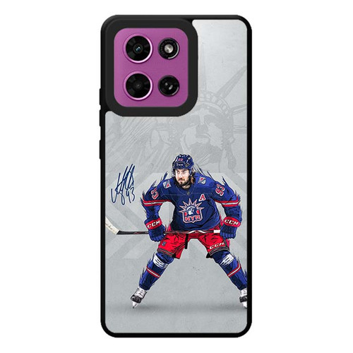 Mika Zibanejad New York Rangers Motorola Moto G Play 2026 Case