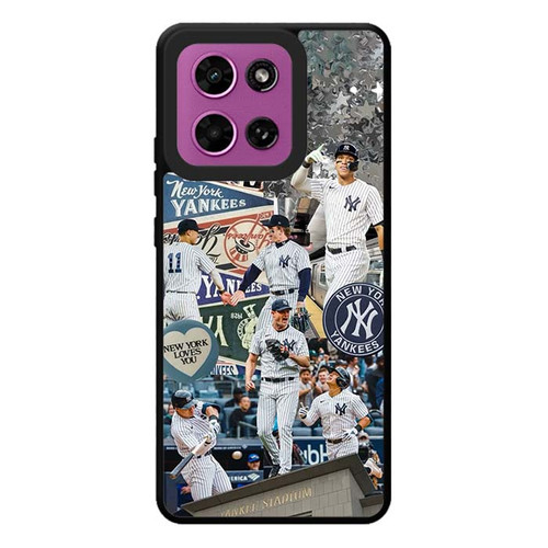 New York Yankees Aesthetic Collage Motorola Moto G Play 2026 Case