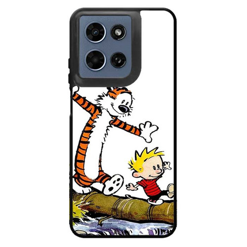 Calvin and Hobbes Playing Motorola Moto G 2026 Case