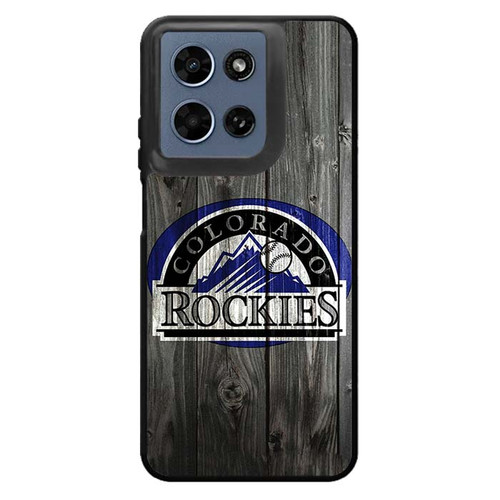 Colorado Rockies Wooden Pattern Motorola Moto G 2026 Case